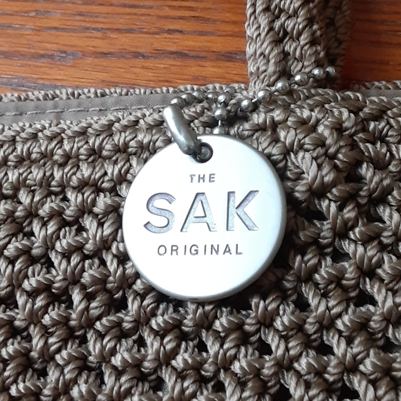 The Sak crocheted light brown shoulder bag - Picture 3 of 6
